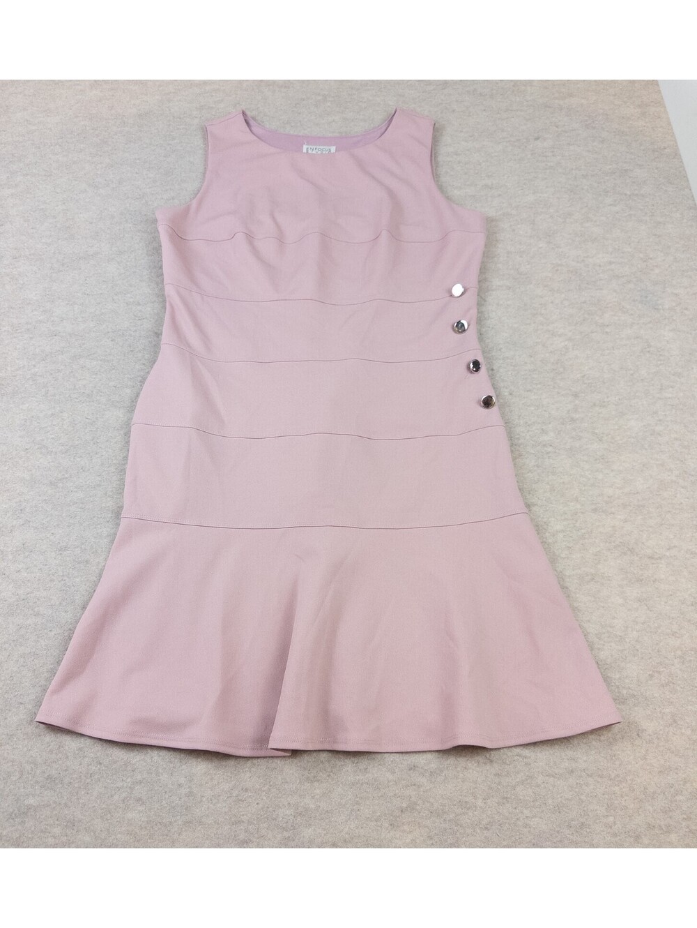 Enfocus Studio Rose Blossom Sleeveless Fit & Flare Dress Size 12